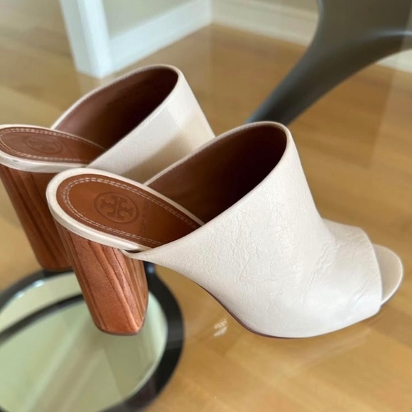 TORY BURCH RAYA MULE sandals shoes size 9.5 fits like 9 - Picture 1 of 4